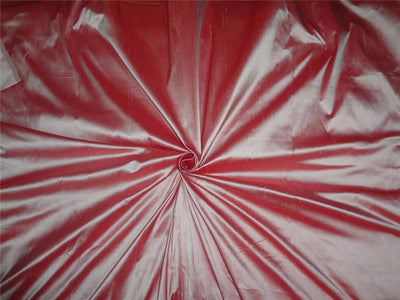 100% PURE SILK DUPION FABRIC RED X PINK colour 54&quot; wide DUP202[3]