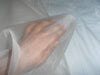 100% silk organza Imported  off white colour 44 / 54&quot;  wide- 7 momme Dyeable