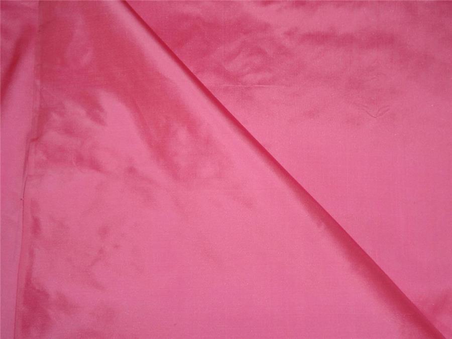 100% PURE SILK DUPIONI FABRIC LIPSTICK PINK color 54" wide DUP236[2]