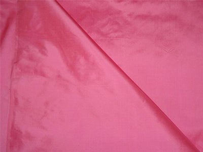 100% PURE SILK DUPIONI FABRIC LIPSTICK PINK color 54" wide DUP236[2]