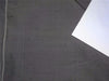 100% PURE SILK DUPIONI FABRIC GREY X BLACK colour 54&quot; wide WITH SLUBS