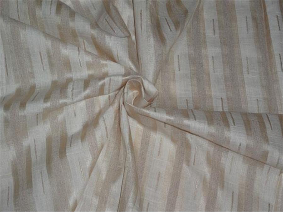 TUSSAR SILK FABRIC WITH SILK STRIPES 44&quot; WIDE