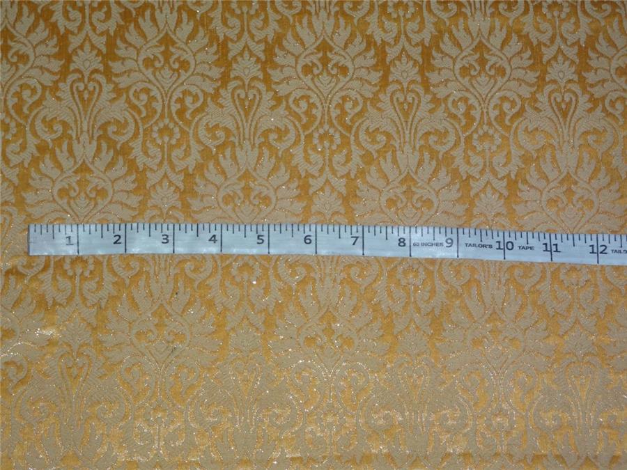 BROCADE FABRIC PEACH X BEIGE COLOR 44&quot;INCH