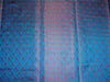SILK BROCADE FABRIC BLUE,GREEN X PINK COLOR 44&quot;INCH