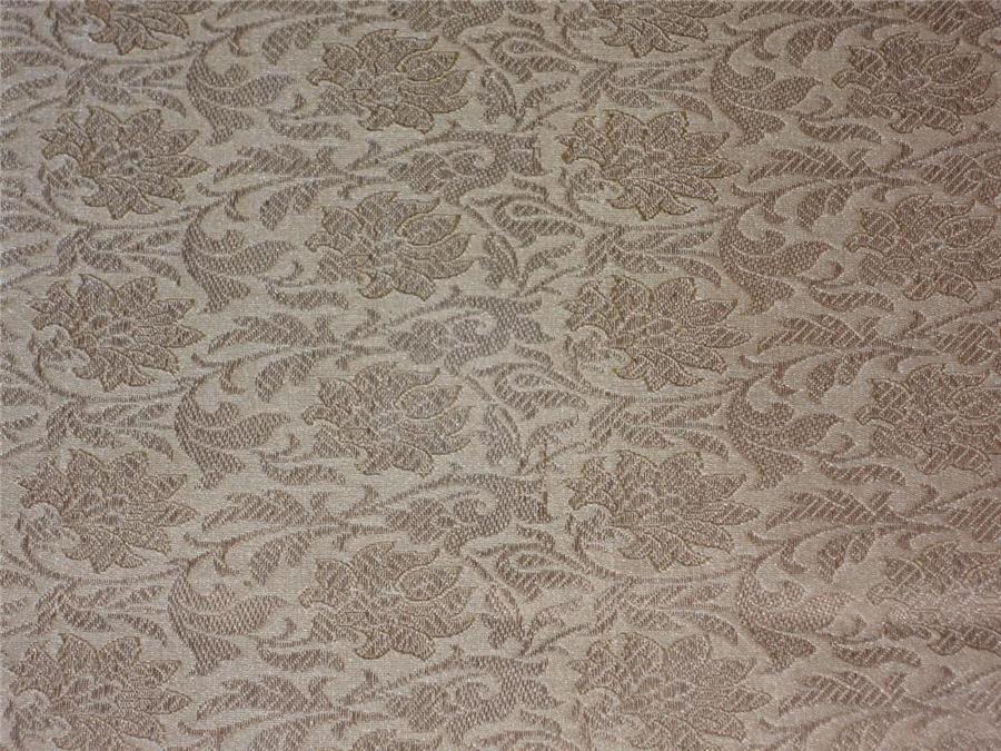 SILK BROCADE FABRIC GOLD X METALLIC OLD GOLD COLOR 44&quot;INCH