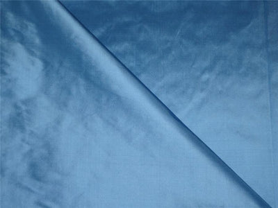 100% PURE SILK DUPIONI FABRIC AEGEAN BLUE color  54" wide DUP212[1]