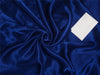 100% PURE SILK SATIN FABRIC 120 GRAMS ROYAL INK BLUE colour 44&quot; wide
