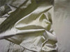 100% PURE SILK DUPION FABRIC OLIVE GREEN X GOLD color 54" wide DUP221[1]