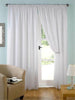 Voile sheer pencil pleated curtains white ivory color 52&quot; wide and 84&quot; long