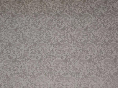 SILK BROCADE FABRIC CREAM COLOR 44" WIDE BRO496[5]