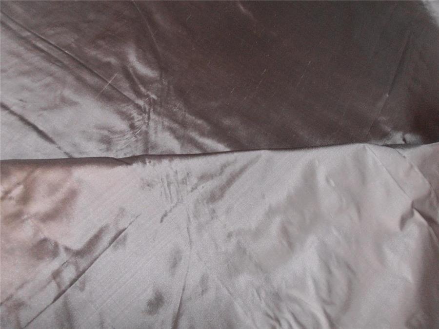 100% pure silk dupioni fabric dusty mauve colour 54&quot; wide no slubs&quot;.