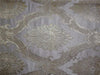 Heavy Silk Brocade Fabric Ivory x Metallic Brown Color 36" wide BRO498[3]