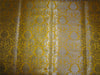 Heavy Silk Brocade Fabric Turmeric Yellow x Metallic Gold Color 36" WIDE BRO503[2]