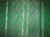 Heavy Silk Brocade Green X Metallic Gold Color 36" WIDE BRO507[1]