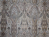 Heavy Silk Brocade Fabric Grey, Ivory x Metallic Gold Color 36" wide BRO509[2]