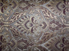 Heavy Silk Brocade Fabric Aubergine, Ivory x Metallic Gold Color 36" wide BRO509[3]