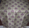 Heavy Silk Brocade Fabric Purple, Ivory x Metallic Gold Color 36" WIDE BRO509[4]