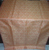 Heavy Silk Brocade Fabric Bubblegum Pink X Metallic Gold Color 36" WIDE BRO513[3]