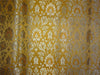 Heavy Silk Brocade Fabric Mustard X Metallic Gold Color 36" wide BRO515[2]