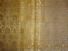 Heavy Silk Brocade Fabric Mustard X Metallic Gold Color 36" wide BRO515[2]