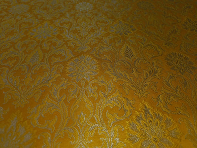 Brocade pink x metalic gold fabric 44" wide ~ BRO828