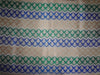 Heavy Silk Brocade Fabric Gold, Green, Blue x Metallic Gold Color 36" WIDE BRO519[2]