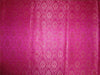 Silk Brocade Fabric Pink,Silver x Pink Color 44" WIDE BRO520[4]