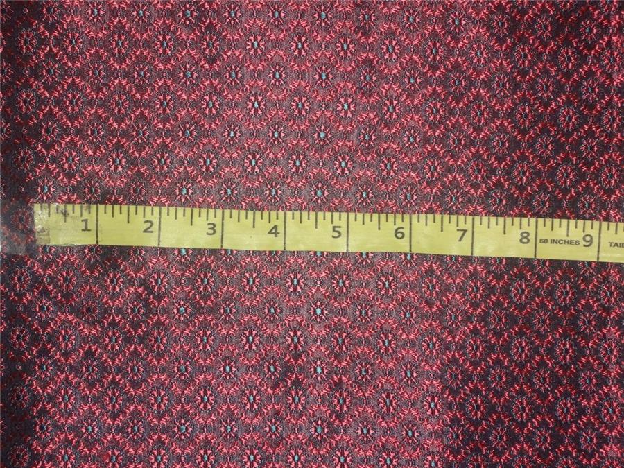 Silk Brocade Fabric Pink x Grey Color 44" WIDE BRO523[4]