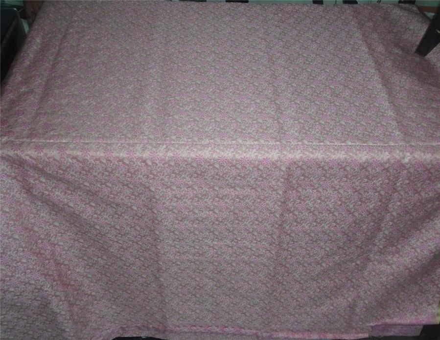 Silk Brocade Fabric Peach,Pink x Ivory Color 44" WIDE BRO523[5]