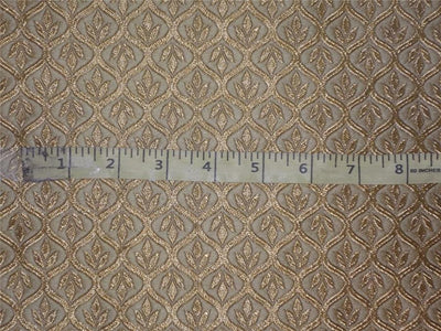 Brocade Fabric Gold x Gold Color 48" wide BRO524[1]