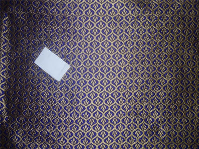 Brocade Fabric Purple x Gold Color 48" WIDE BRO525[6]
