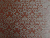 Silk Brocade Fabric Orange x Gold Color 44" wide Bro265[3]