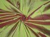 100% Silk Taffeta Fabric Pistachio Green x Pink Color 80 Grams 44" wide TAF84[2]