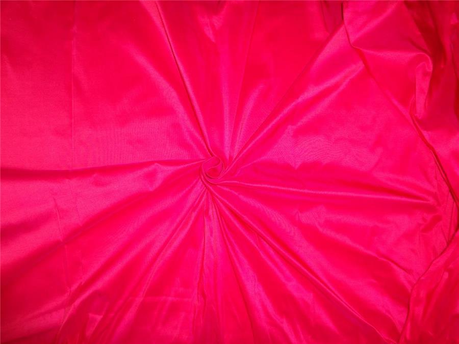 100% Pure Silk Taffeta Fabric Hot Pink x Fuchsia Pink Color 54&quot;TAF275[1]