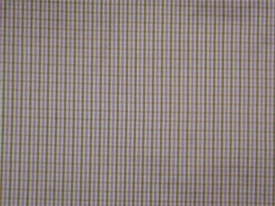 100% Pure Silk Dupioni Fabric Pink x Brown x White Small Checks 54" wide DUP#C86