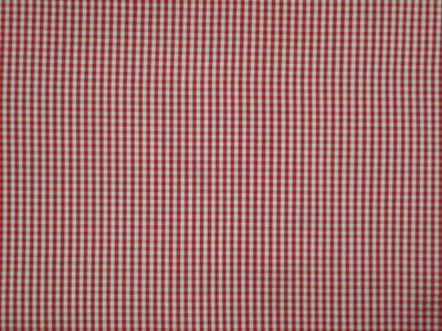 100% Pure Silk Dupioni Fabric Red and white tiny plaids 54" wide DUP#C90[1]