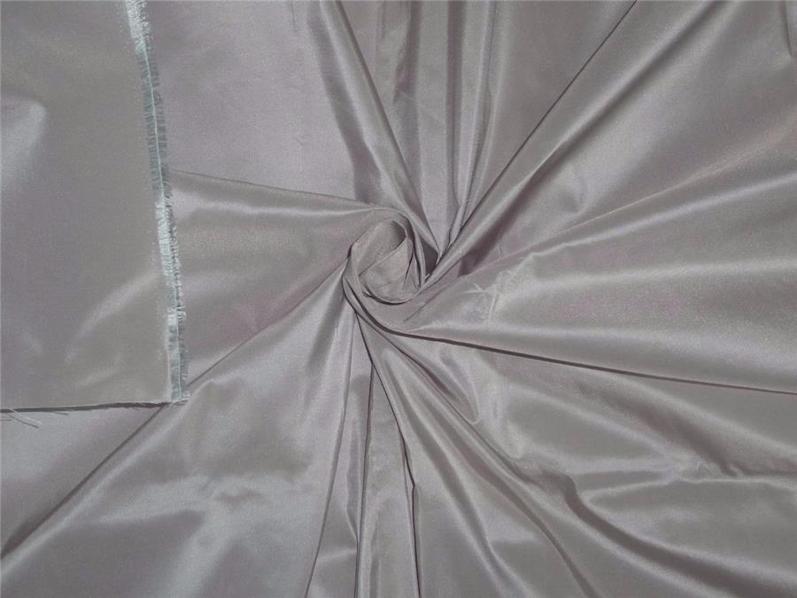 100% Pure Silk Taffeta Fabric Pale Pink x Blue 54&quot; TAF279[7]
