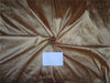 100% Pure Silk Dupioni Fabric Gold x Brown Shot Iridescent colour 54&quot; wide with Slubs