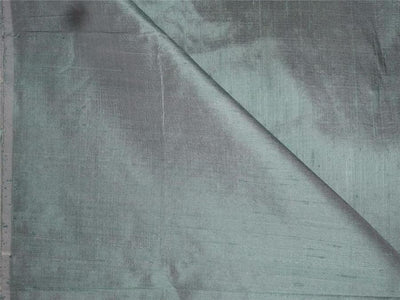 100% Pure Silk Dupioni Fabric Dusty Blue Color 54&quot; wide Slubs