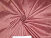 100% Pure Silk Dupioni Fabric Dusty Deep Rose Color 54&quot; wide with Slubs