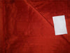 100% Pure Silk Dupioni Fabric Deep Rusty Red Color 54&quot; wide with Slubs