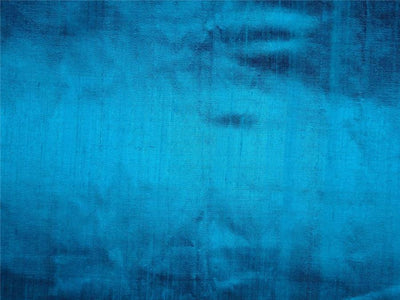 100% Pure Silk Dupioni Fabric Deep Ocean Blue x Pink Shot Color 54&quot; wide with Slub
