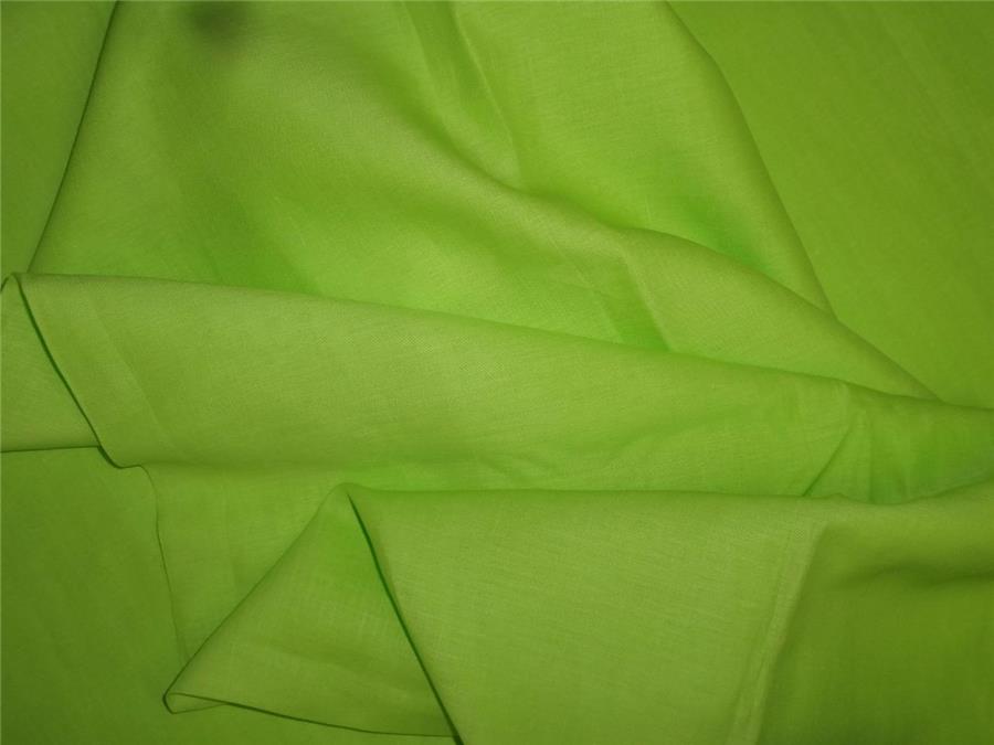 Neon Green Color Linen Fabric 58&quot;