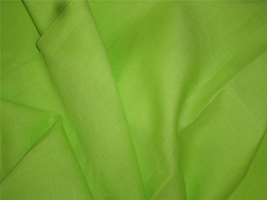 Neon Green Color Linen Fabric 58&quot;