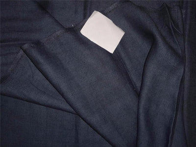 Heavy Linen Navy Blue Color Fabric 58&quot; Cut Length of 3.25 yards