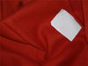 Heavy Linen Red Color Fabric 58&quot; Cut Length of 2.15 yards
