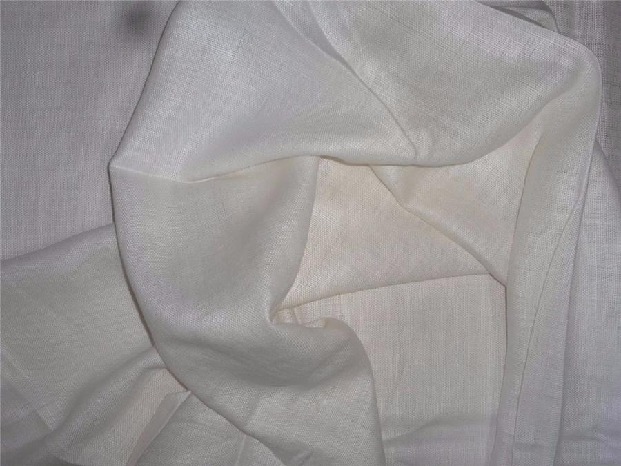 Heavy Linen Ivory Color Fabric 58&quot; Cut Length of 2.25 yards