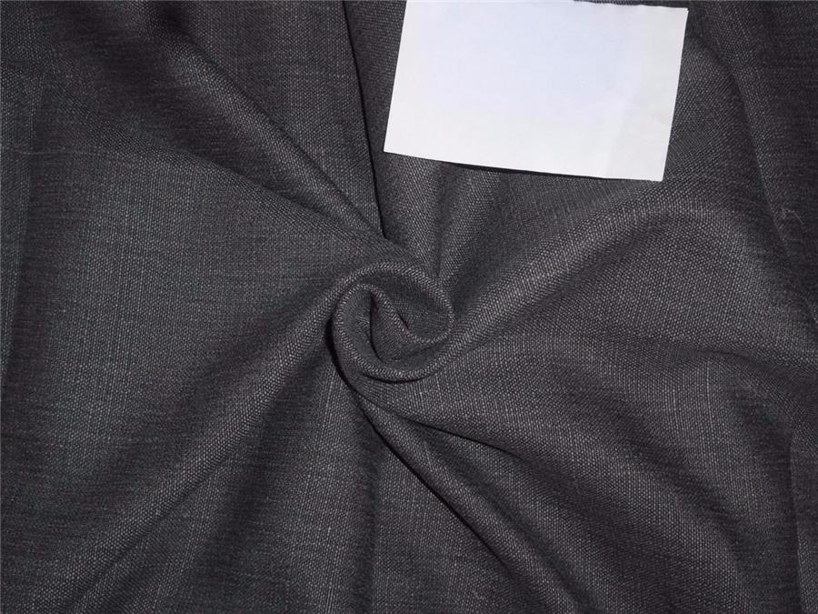 Heavy Linen Dark Grey Color Fabric 58&quot; Cut Length of 2.10 yards