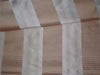 100% Pure Silk Taffeta Fabric Cream x Gold Satin color Stripes 54" wide TAF#S139[14]