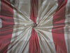 100% Pure Silk Taffeta Plaid Fabric Red x Cream TAF#C53[1]